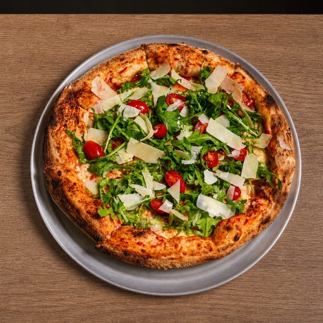 Fresh pizza.