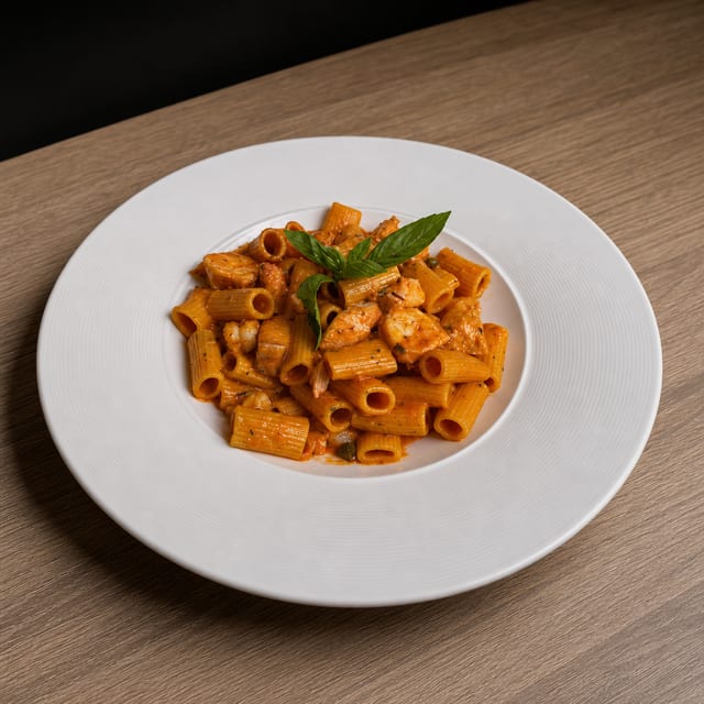 RIGATONI Seafood.