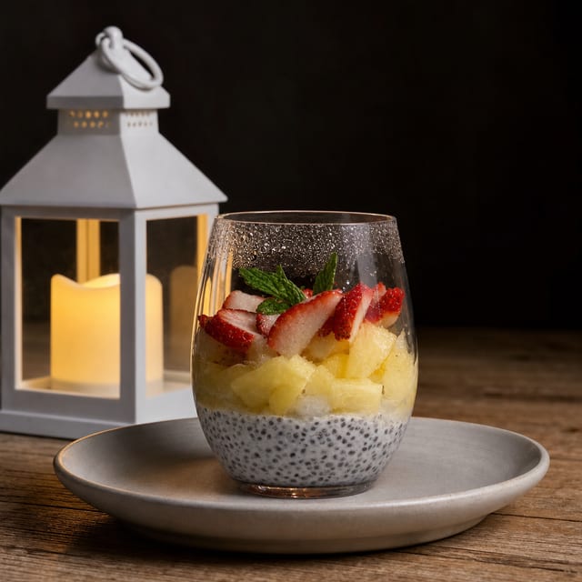 Chia Seeds Coconut pudding.