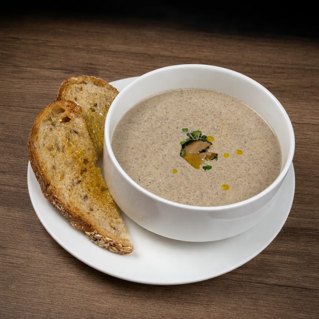 Mushroom Cream Soup.