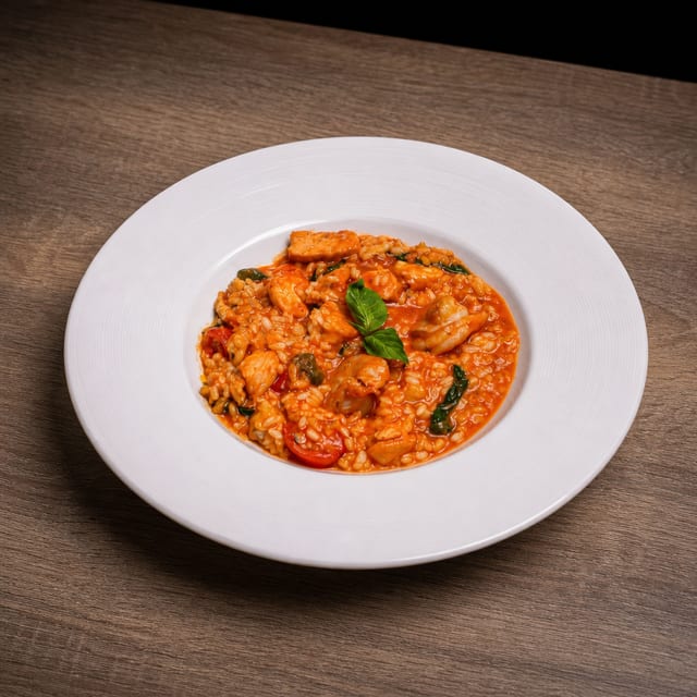 Seafood Risotto.