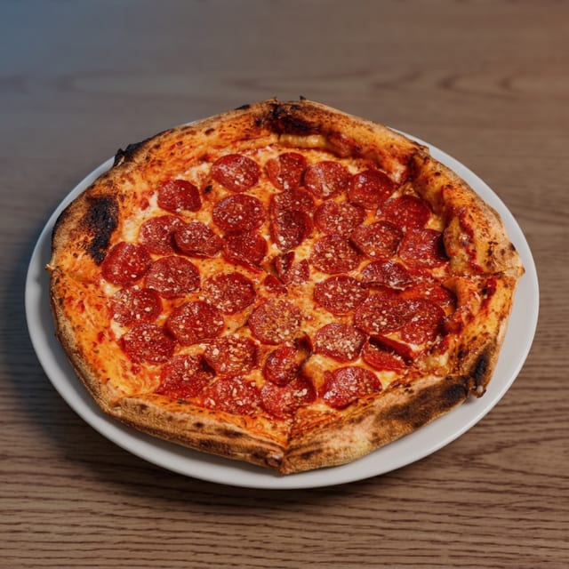 Pepperoni pizza.