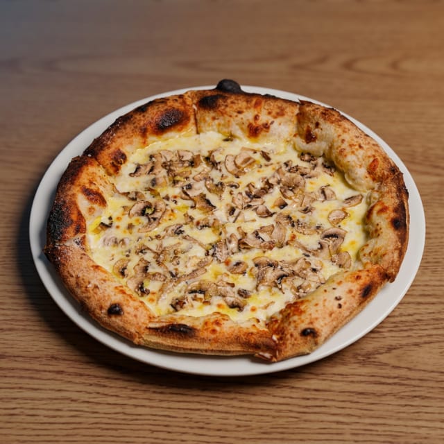 Truffle Mushrooms Pizza.