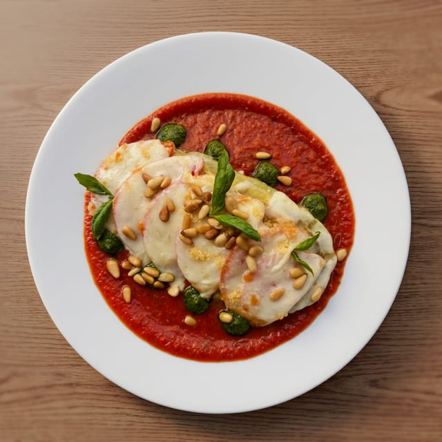 Eggplant Parmigiana.