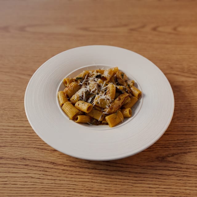 RIGATONI with Porcini.