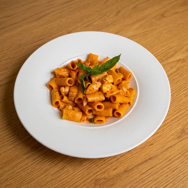 RIGATONI Seafood.
