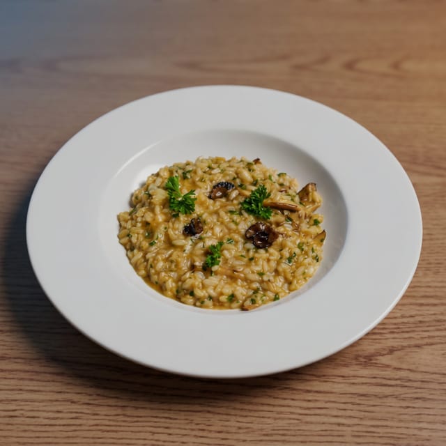 Risotto with Porcini.