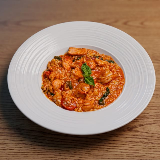 Seafood Risotto.