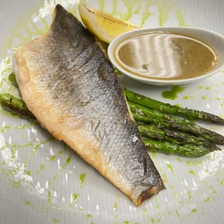 Branzino with Asparagus